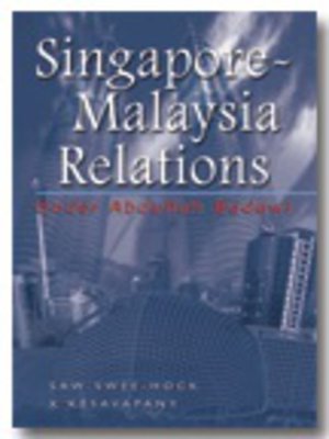 cover image of Singapore-Malaysia relations under Abdullah Badawi